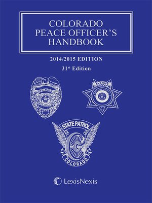 cover image of Colorado Peace Officer's Handbook